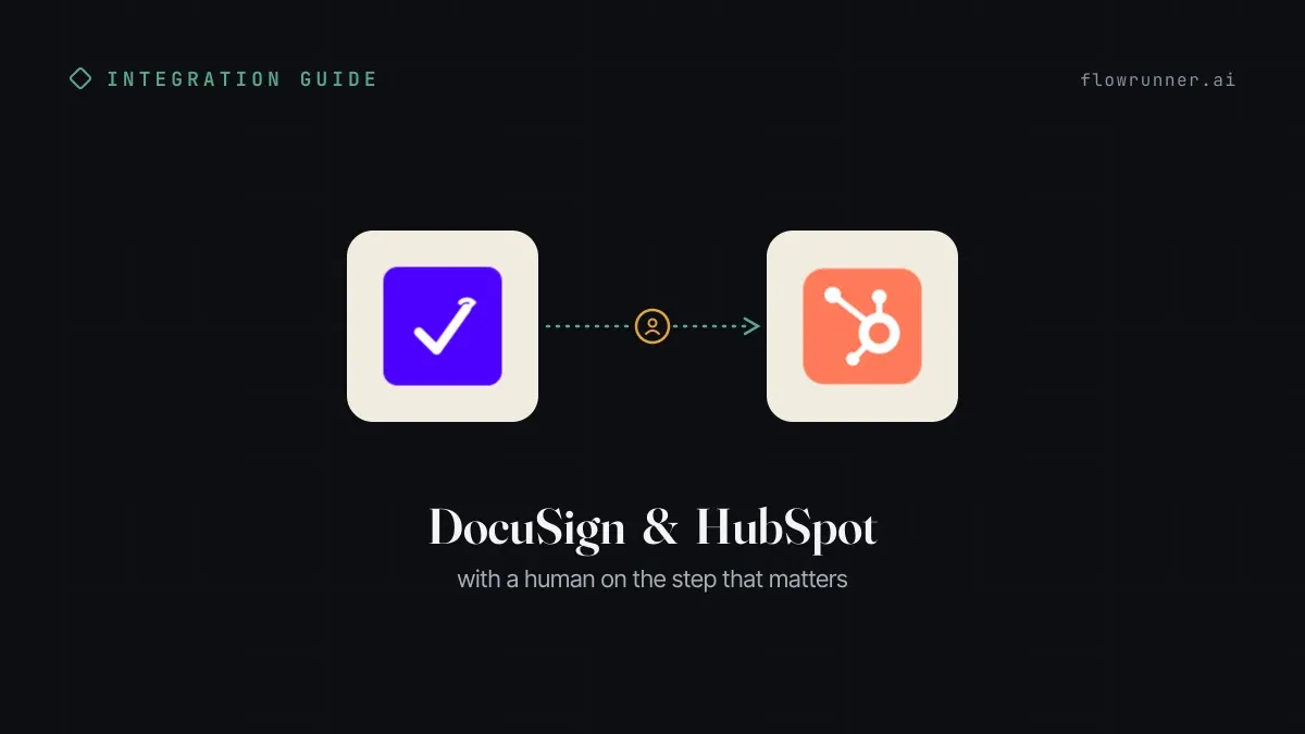 How to Connect DocuSign with HubSpot (With or Without an AI Agent)