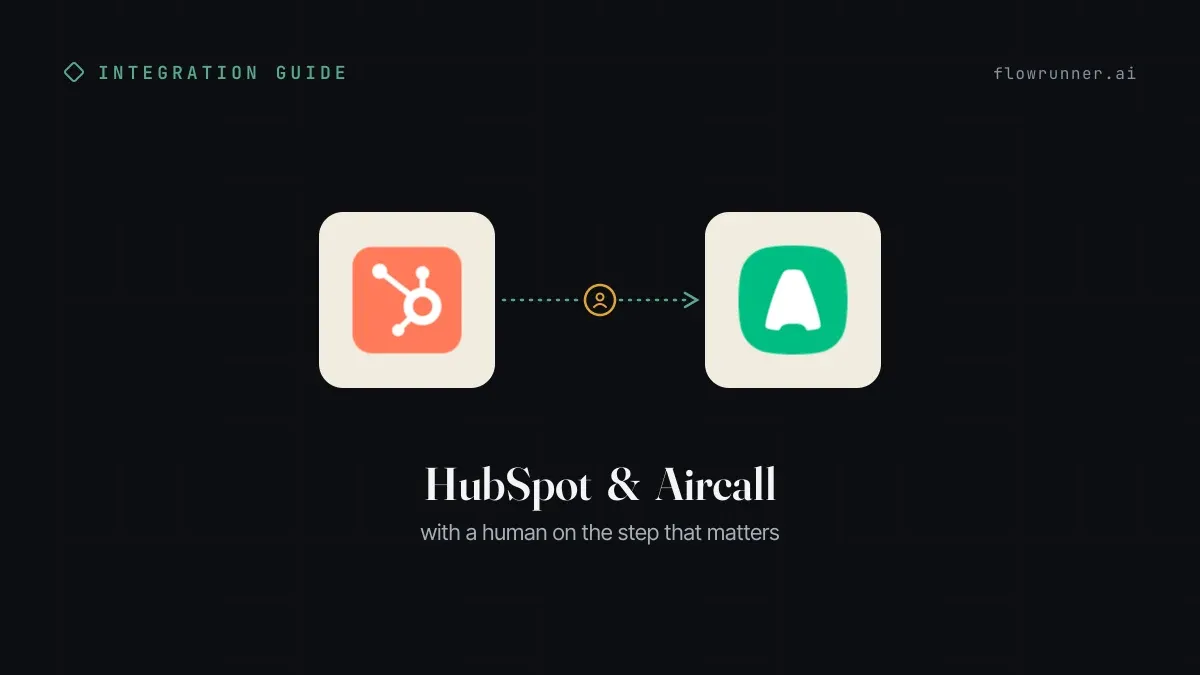 How to Connect HubSpot with Aircall (With or Without an AI Agent)